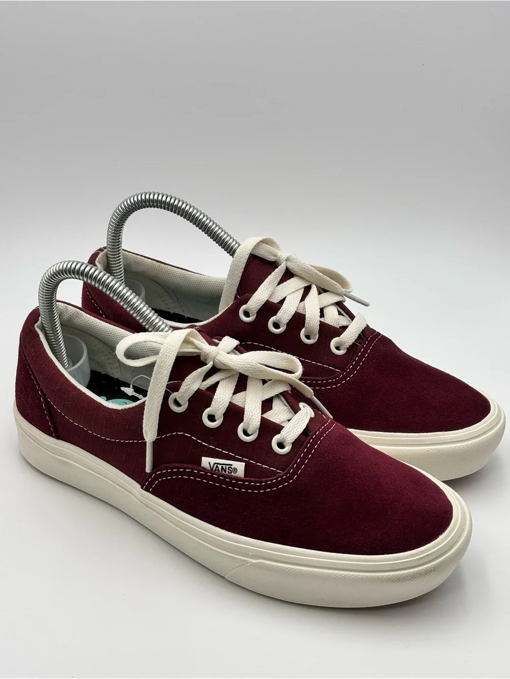 Vans Unisex  Low-Top Sneakers Suede Leather Burgundy  size M6/W 7.5  NEW